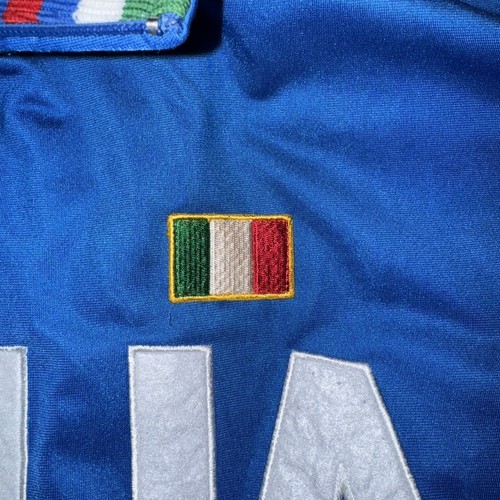 Futbol Italia Jacket Blue Activewear Unisex Zip Pockets Italy Soccer Size XXL - Picture 6 of 8