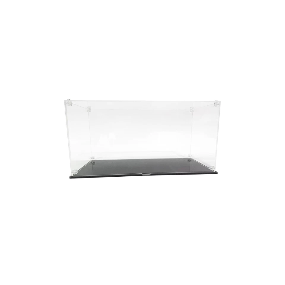 Clear Acrylic Display Case for LEGO or Collectables – Black Base, Dustproof - Image 2 of 3