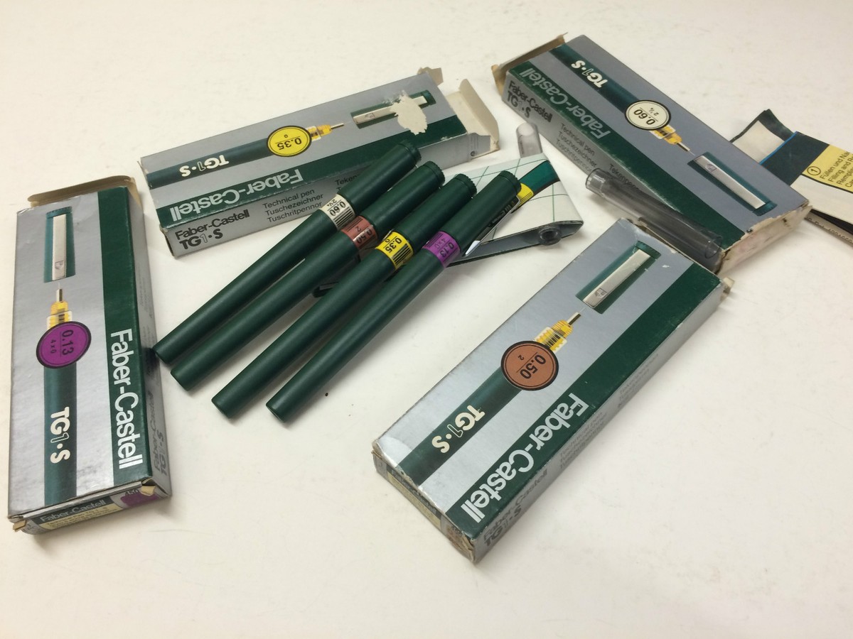 Faber-Castell TG1.S- TG1.H- TG1.J technical Pen | eBay