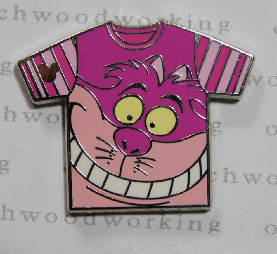 Disneyland 2011 Disney Hidden Mickey CHESHIRE CAT Alice Wonderland T-Shirt Pin