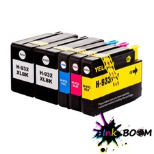 5 Ink Cartridge replace for HP 932XL 933XL Officejet 6100 6600 6700 7110 7612