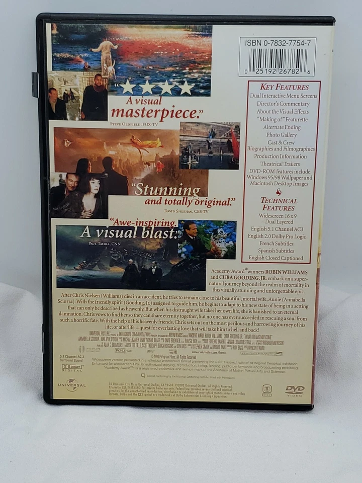 What Dreams May Come (DVD, 2003) - Image 2 of 3