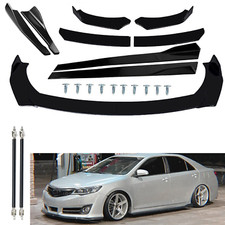 For Toyota Camry Se Front Rear Bumper Lip Spoiler Body Kit Splitter Side Skirts