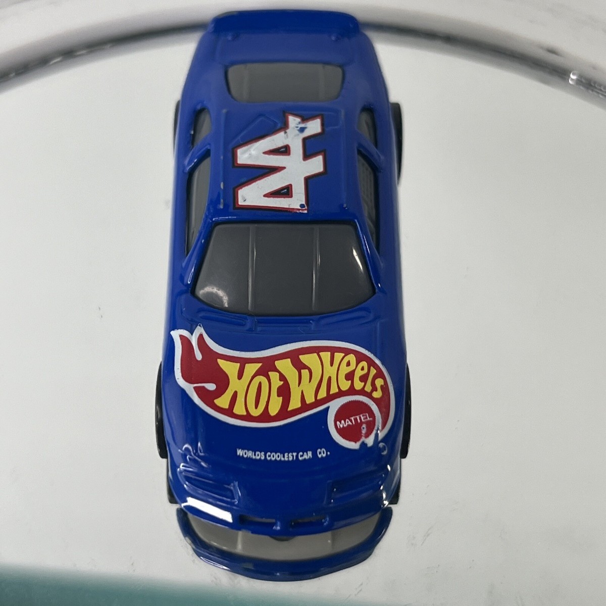 Vintage Hot Wheels McDonald's Nascar Stock Car #44 Blue Die Cast