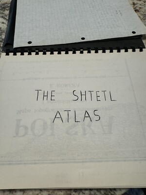 The Shtetl Atlas Binder Map Resource For Eastern Europe