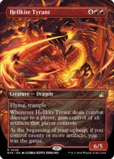 MTG Hellkite Tyrant Borderless  - Ravnica Remastered #428