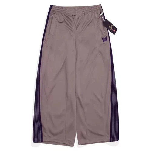 New Needles Butterfly embroidery Straight-leg fat pants Casual sports Wide-leg! - Picture 12 of 32