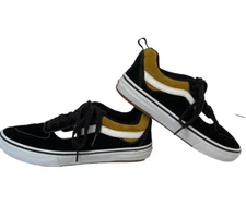 Vans Old Skool Kyle Walker Yellow Black White Suede Low top Shoes Size 7