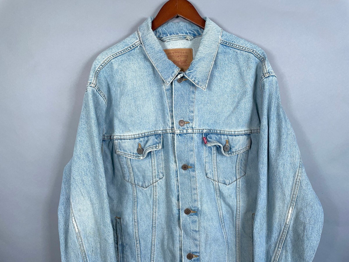 ジャケット・アウター 00s Levi's 70577 Denim Trucker Jacket NWOT Levi's LVC70577-0217 Orange Tab Denim Jacket Trucker