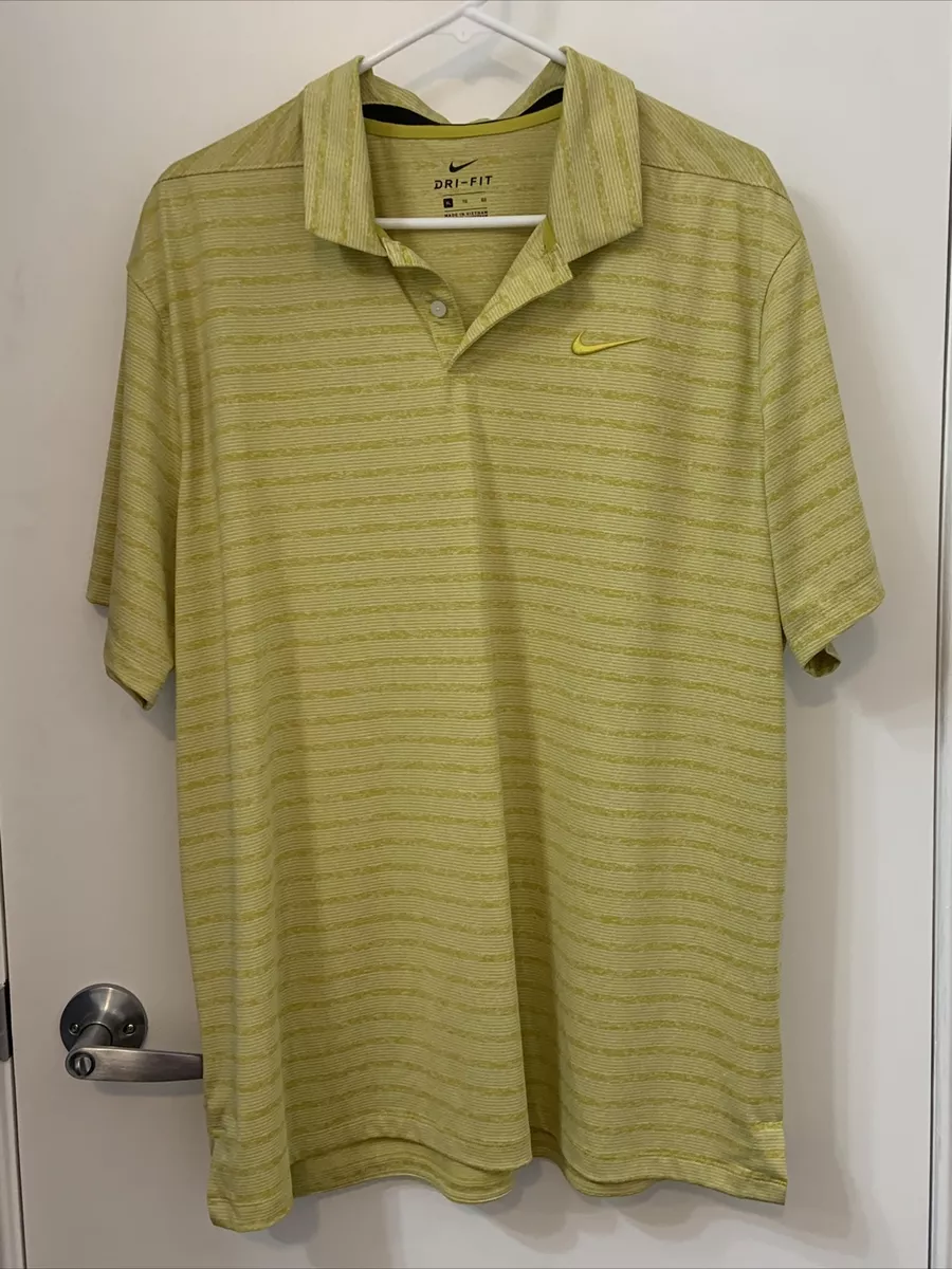 Nike Dri Fit Vapor Saffron Quartz Golf Polo Shirt AT8876 393