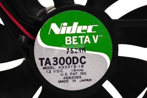 Nidec Beta V TA300DC Slim 12V 0.16 Amp A33315-16 80x80x20mm (Genuine, New) - Picture 3 of 3