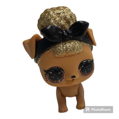 Rare LOL Surprise Pets COLOR CHANGER Pup Bee Gold Ball Glitterati Series 