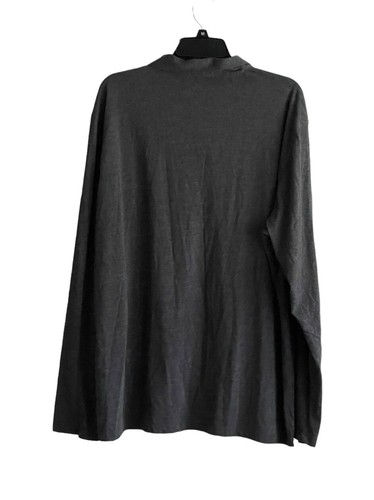 Horny Toad Men Polo Shirt 2XL Long Sleeve Gray Lightweight Pocket Organic Cotton - Picture 2 of 6