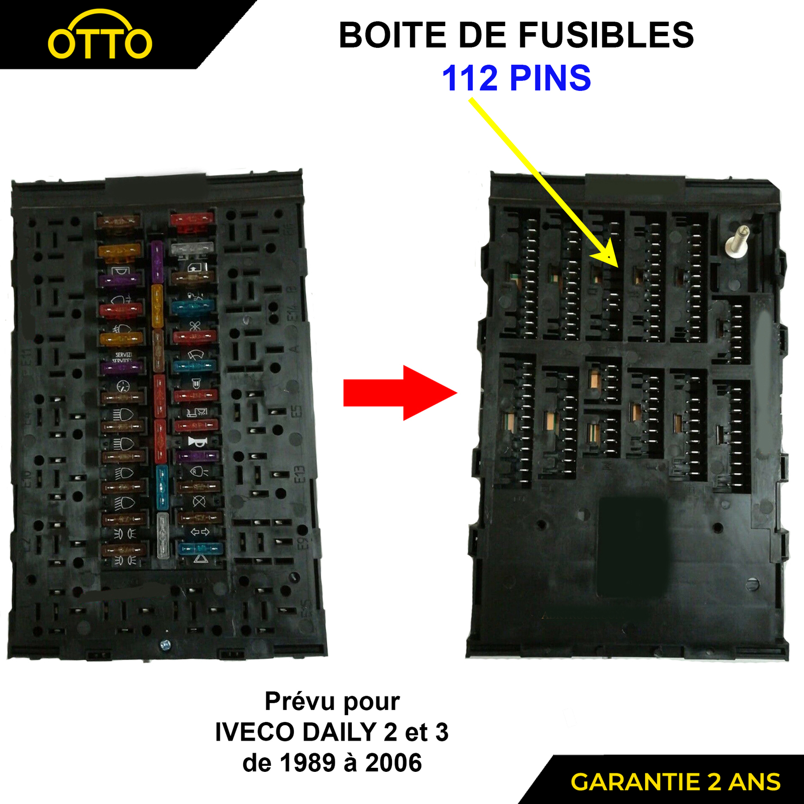Boîtier porte-fusibles Daily 3 idéal pour la rénovation de fourgon aménagé