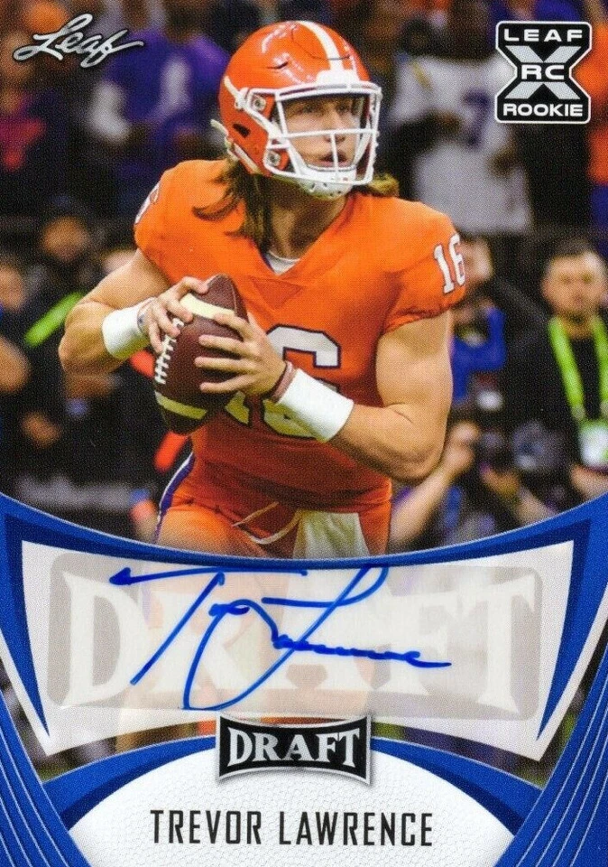 2021 Leaf Draft Trevor Lawrence #BA-TL1