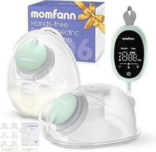 Momfann D6 Hands-Free Breast Pump, Hidden Wearable Breastfeeding Pump B3 