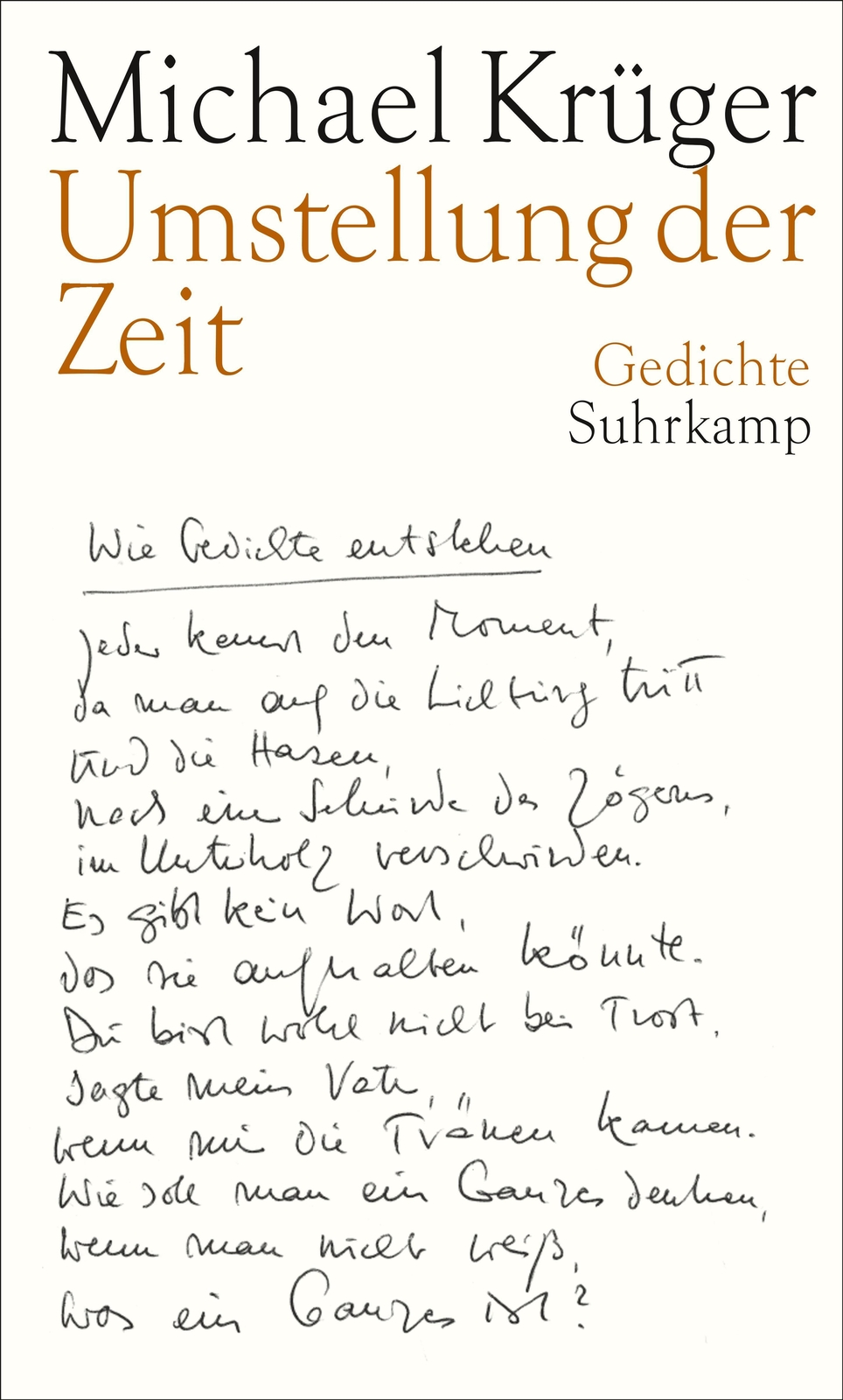 Thumbnail - Michael Krüger | Umstellung Der Zeit | Buch | Deutsch (2013) | 120 S.