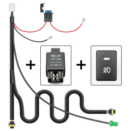 1x Kit de arnés de relé de interruptor de conector de luz antiniebla H8/H11 para Scion XB/TC 2005-2015 - Imagen 2 de 11