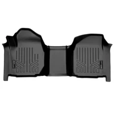 SMARTLINER SA0465 Front BLACK Floor Liners for Silverado/Sierra Reg