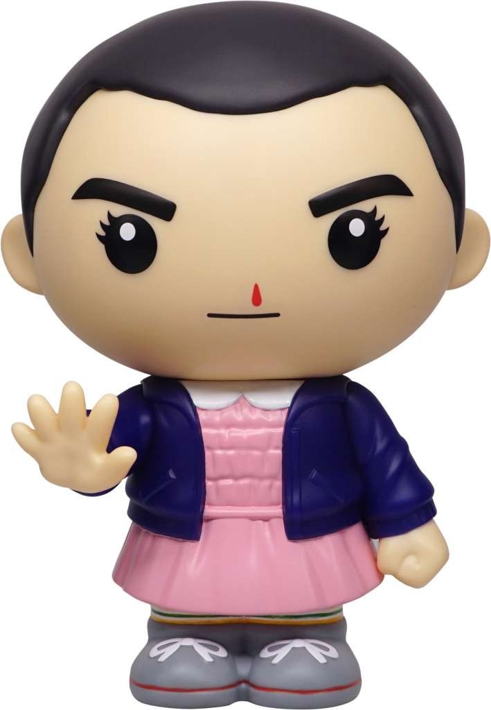 Stranger Things Eleven UNDICI Millie Bobby Brown Figure Tirelire Statue Monogram
