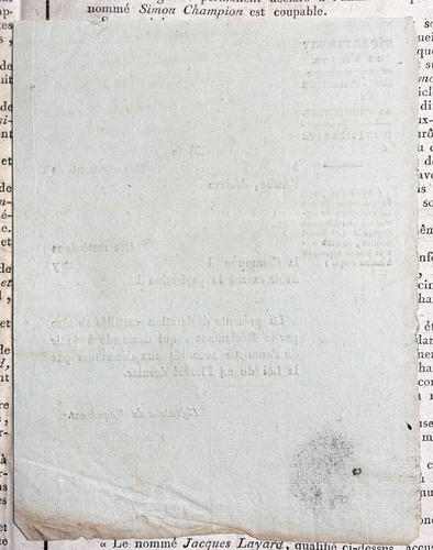 1802 Lot 3 Documents Passeport Déserteur Amnistie Naissance Gyé-sur-Seine Aube - Afbeelding 18 van 18