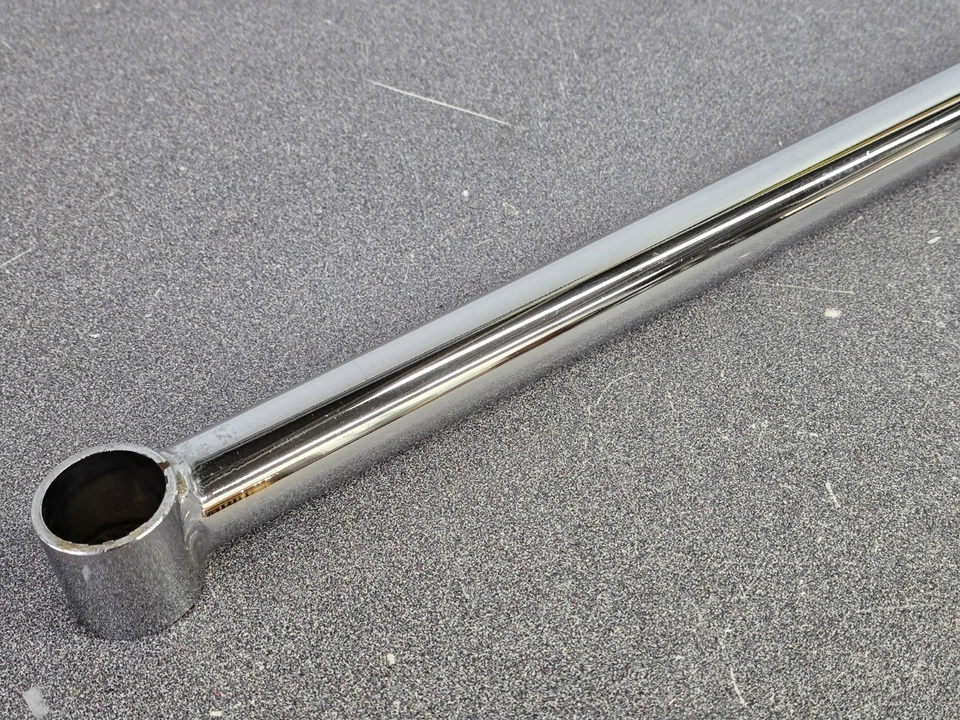 VERY NICE RETRO VINTAGE PORSCHE 356 VW BEETLE NERF BAR MOUNTED CHROME AMMO BAR - Image 3 of 4