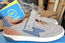 Munchkin by Stride Rite Boy's Maxwell Grey Sneakers 12M Little Boy New in Box