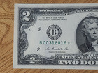 2013 $2 NEW YORK District UNC/GEM STAR NOTE B00318016* 2 OF 3 CONS SERIAL NUMBER — photo 3