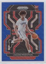 2021-22 Panini Prizm Blue Wave Prizm Jason Preston #327 fm0