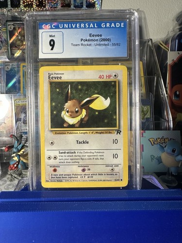 Eevee (Unlimited) graded CGC 9 for sale on eBay