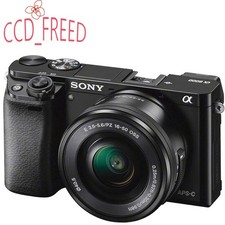 Sony Alpha A6000 fotocamera digitale mirrorless con obiettivo 16-50 mm lingua inglese nero