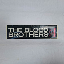 The Blood Brothers Burn Piano Island, Burn Coming Early 2003 Promo Sticker