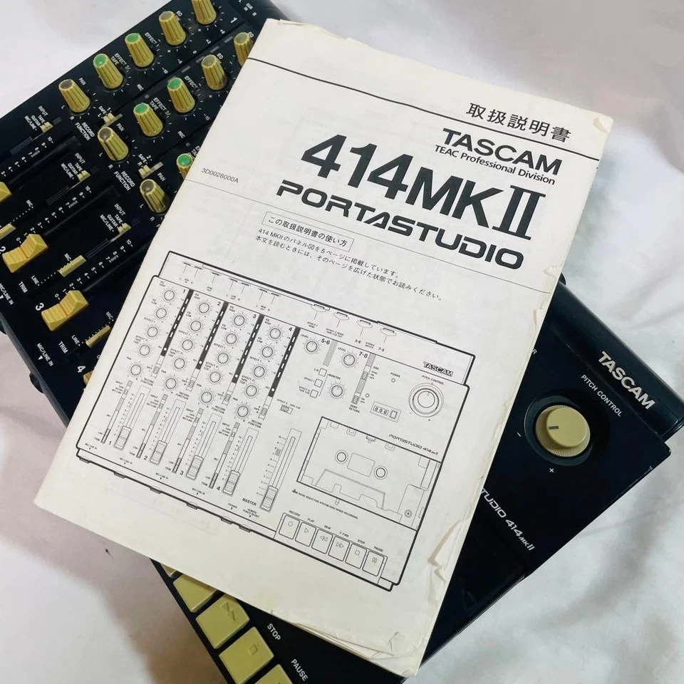 TASCAM Portastudio 414 MKII 4-Track Cassette Recorder Tested Working from Japan - Image 2 of 4