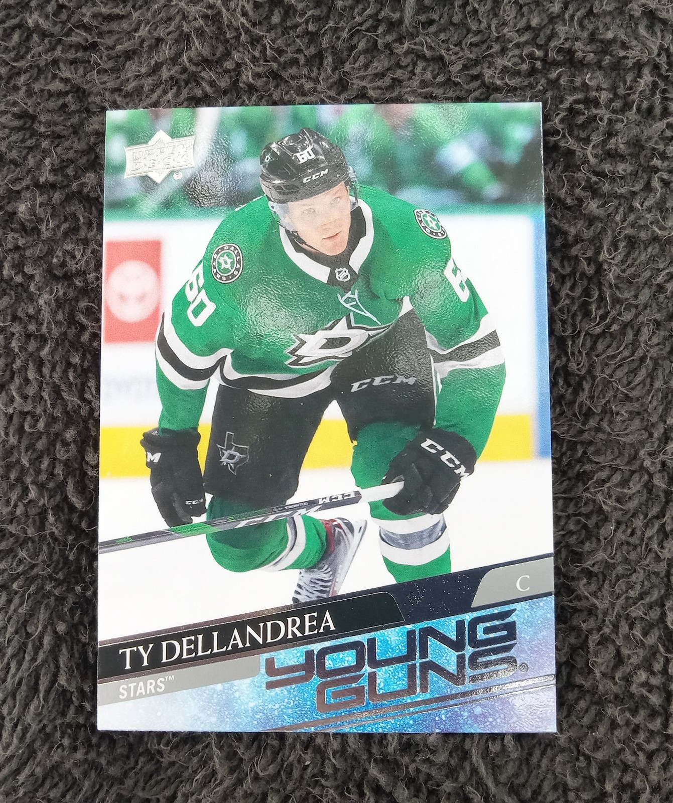 TY DELLANDREA 2020-21 UPPER DECK YOUNG GUNS #213 STARS HOCKEY MINT