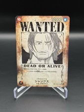 one piece shanks op09-004 Japanese SP Wanted Poster NM