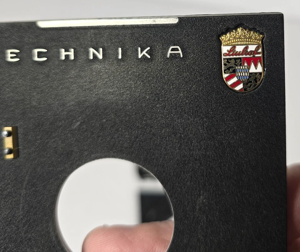 6 placas de lentes Linhof Technika genuinas varios tamaños de orificios Foto 4 de 4