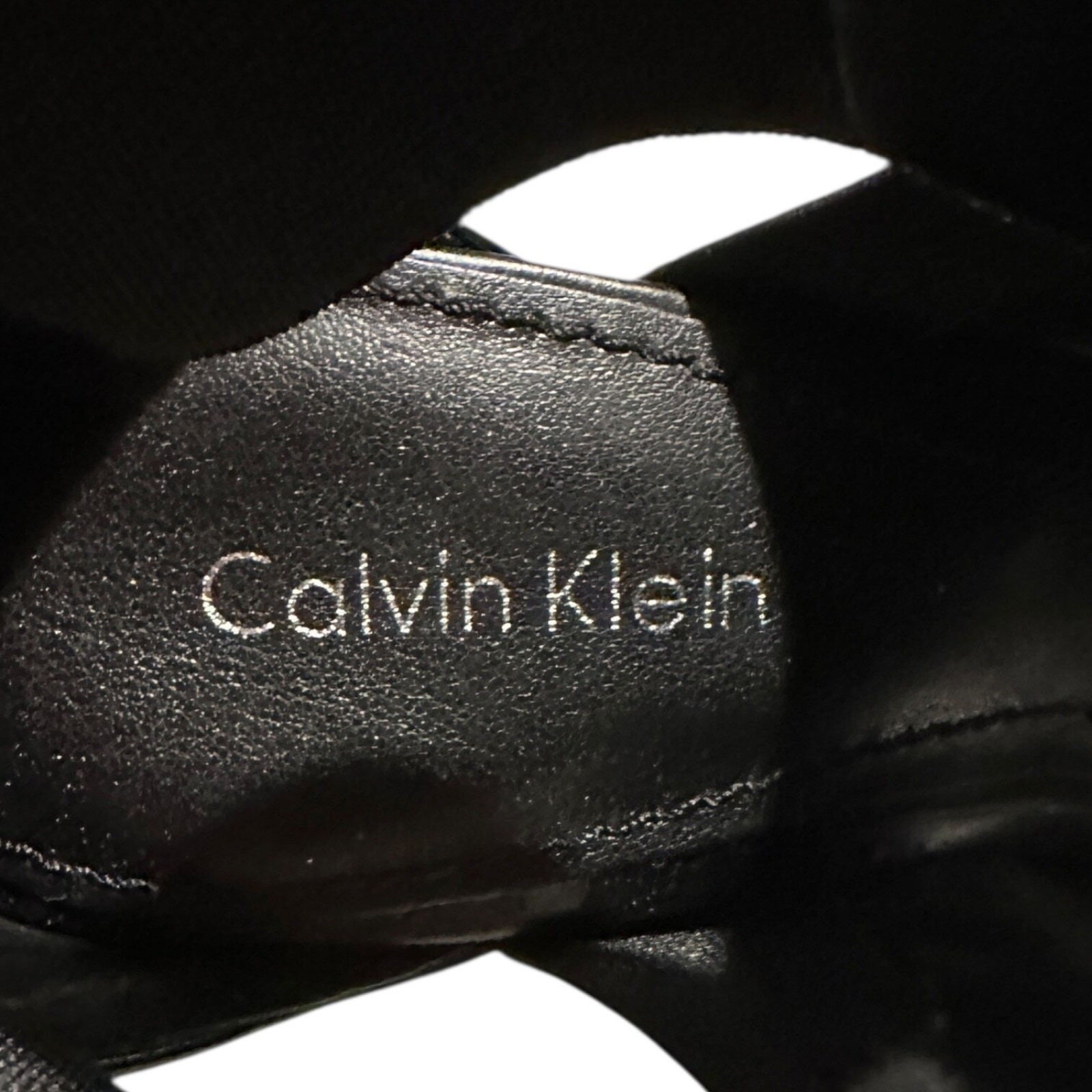 Calvin Klein Sonia Calf Hair Leopard Print Platform Heel Shoes Size 7M thumbnail 7