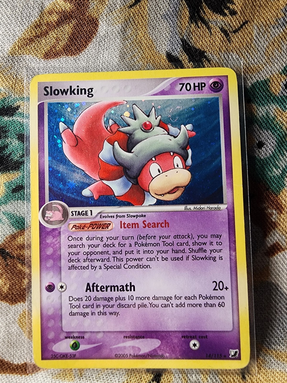Pokémon Slowking 14/115 Unseen Forces Holo