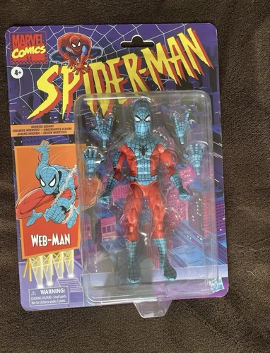 Marvel Legends Retro Action Figure 6 Inch Web-Man Spider-Man