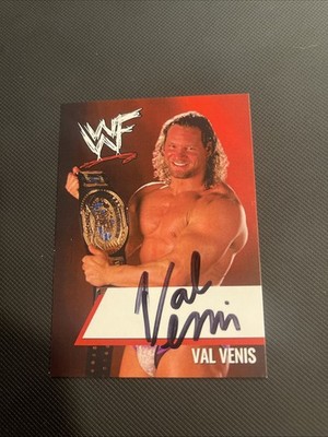 Val Venis Signed Card