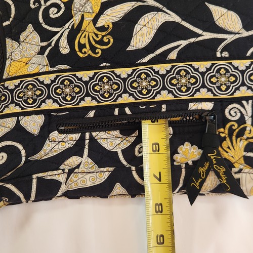 Vintage Vera Bradley Maggie Yellow Bird Tote Shoulder Bag Purse - Retired - Picture 7 of 11