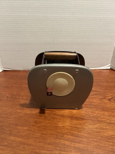 Johnson Card Shuffler Hand Crank Vintage Made In USA Nestor Johnson Mfg Co