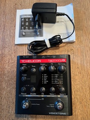 TC HELICON Harmony G VoiceTone Vocal Effect Pedal