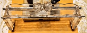 Vintage Clear Lucite replacement DIY retro handle for pocketbook or purse