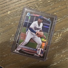 David Ortiz Jr. #BCP-29 Rangers MLB 2025 Topps Bowman Chrome Prospects Serial N…