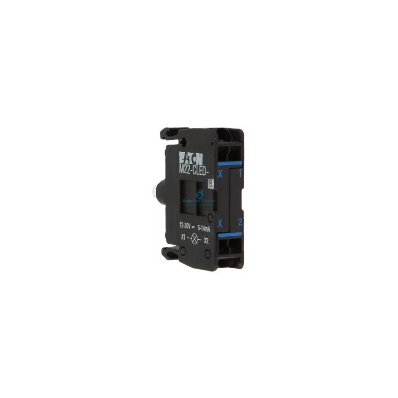 Eaton 218061 m22-cled-b LED 18-30vac / Dc Blau Attack Vorderseite C-C ...