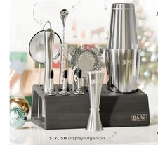 BARE Barrel 14-Piece Bartending Kit – Boston Shaker