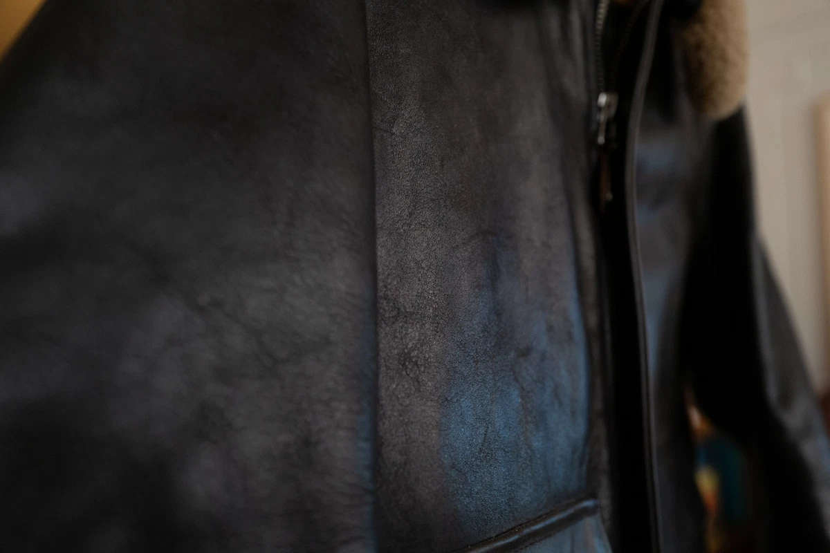 Chaqueta de cuero Schott X 3Sixteen A-2 - talla pequeña