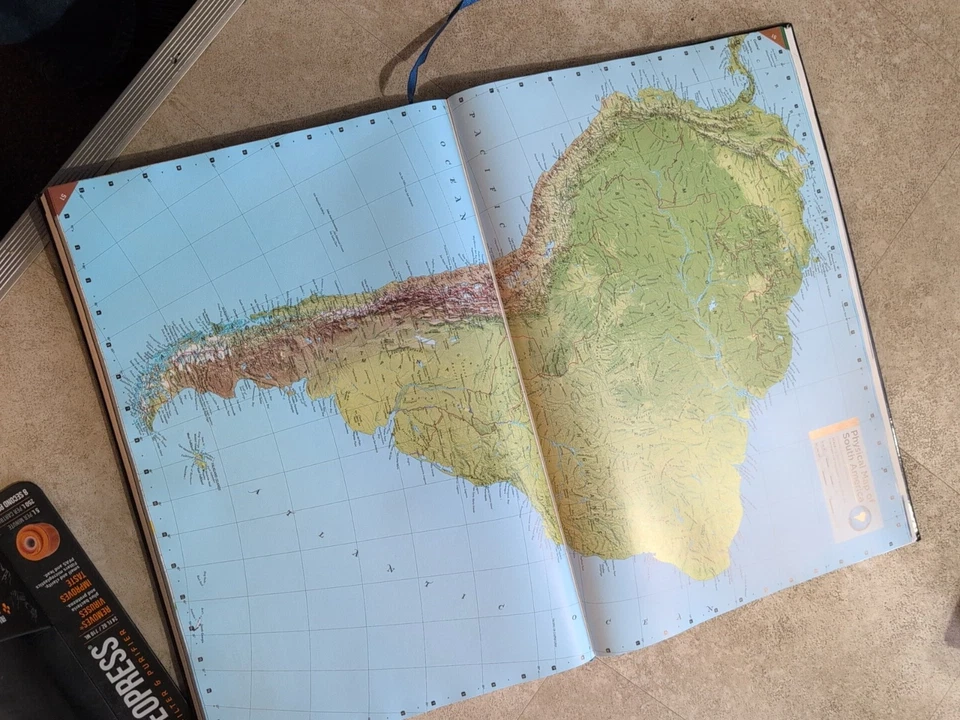 National Geographic Atlas of the World by National Geographic (2014, Hardcover) Foto 3 de 3