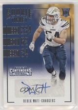 2016 Panini Contenders Rookie Ticket Derek Watt #106 Auto 0m0